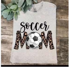 Soccer mom shirt sport mama popular cute cheetah print trending
